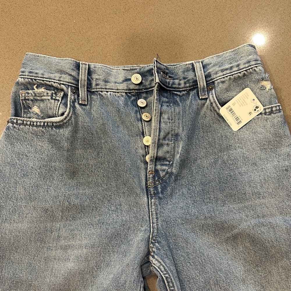 Free People Light Blue Boot Cut Jeans